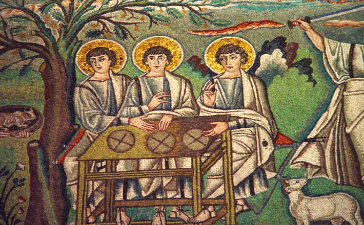 St. Vitale - Abraham and the Three Angels