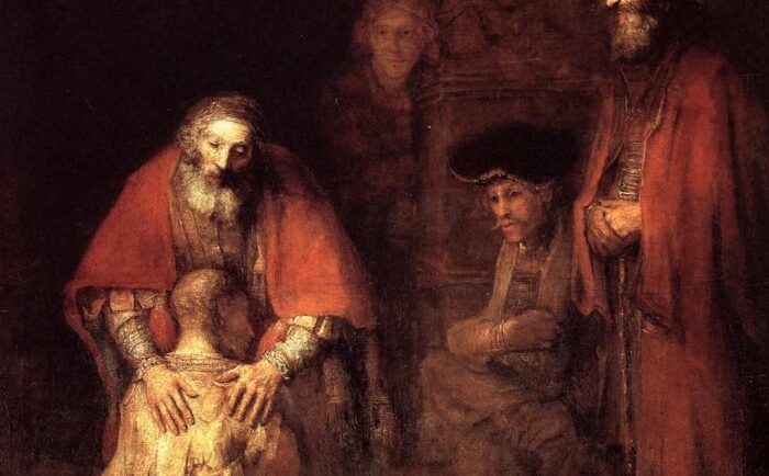 Rembrandt's painting, The Return of the Prodigal Son painting