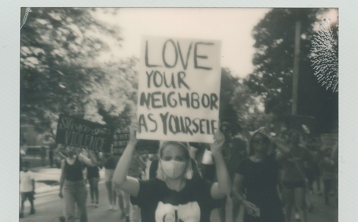 Woman protester: 