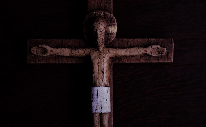 wooden carved crucifix