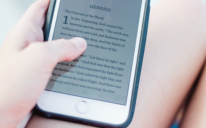 Reading Genesis on mobile device