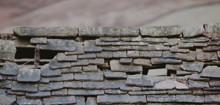 Old roof tiles