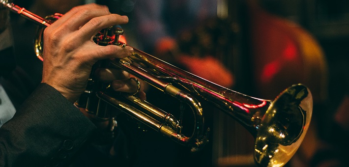 Trumpet being played