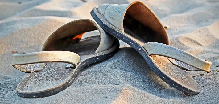 dusty sandals