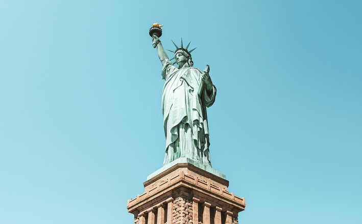 Statue of Liberty - related to issue of immigration