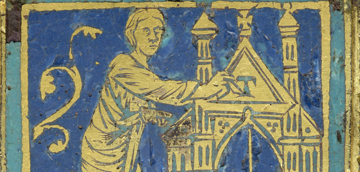 Plaque with Marking of the Door with the Letter Tau, German, ca. 1200