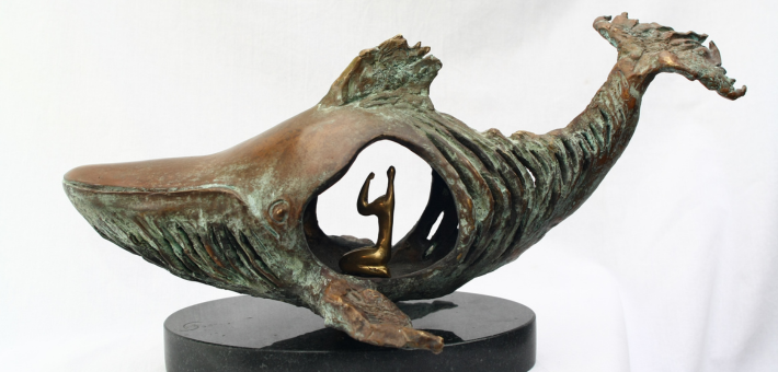 Jonah the Prophet sculpture by Sargis Babayan, 2011.