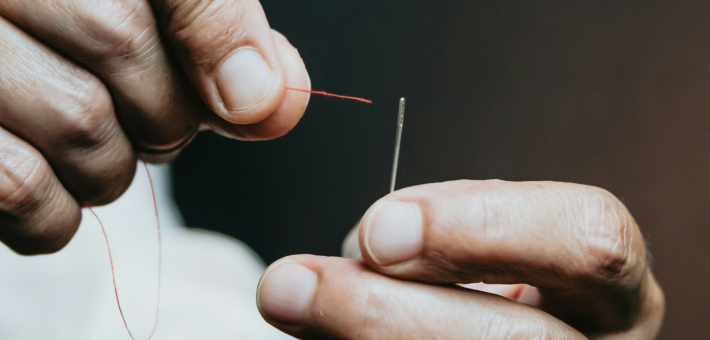 threading a needle