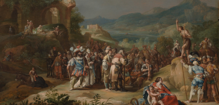 Detail from Bartholomeus Breenbergh's 