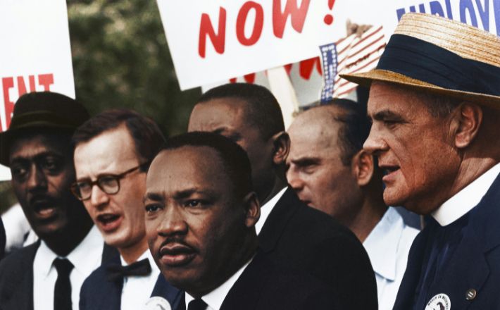 Martin Luther King Jr. in Washington, D.C., 1963.