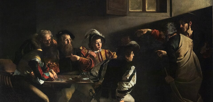 Detail from Caravaggio's 