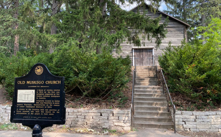 Old Muskego Church in St. Paul, MN