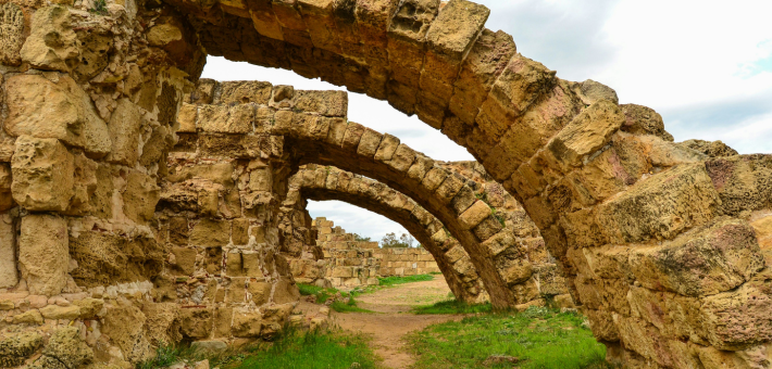 photo of ancient arches in Cyprus