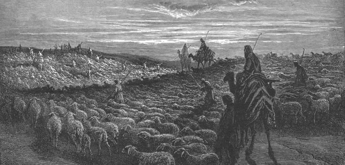Dore's Abraham Goes to the Land of Canaan, 1866.
