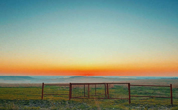 Sunrise over Oklahoma