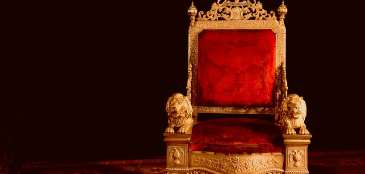 photo of an empty throne